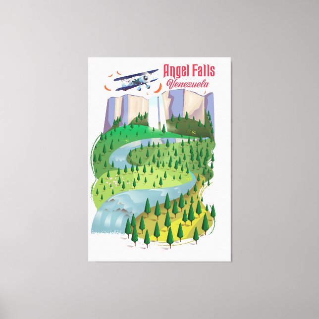 Toile Angel Falls Venezuela (Recto)