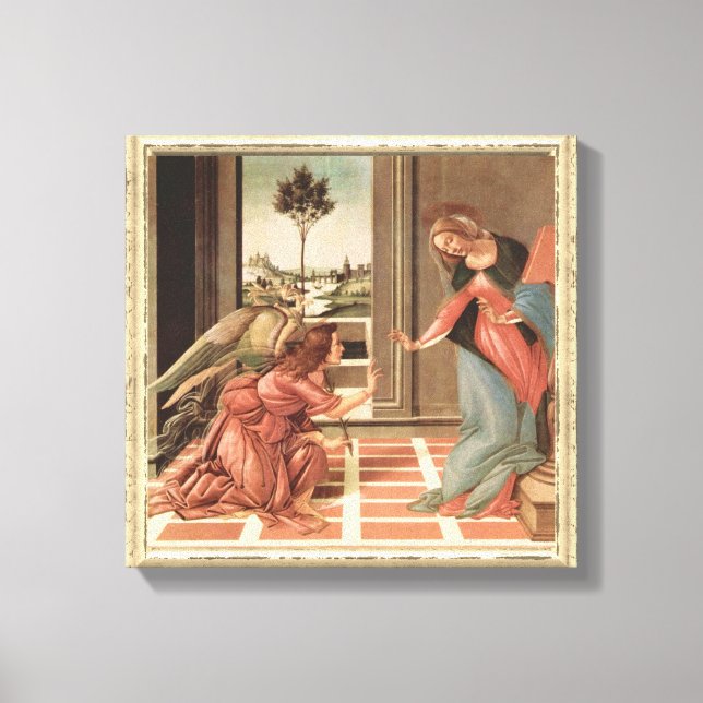 Toile Angel Gabriel Et Mary (Recto)