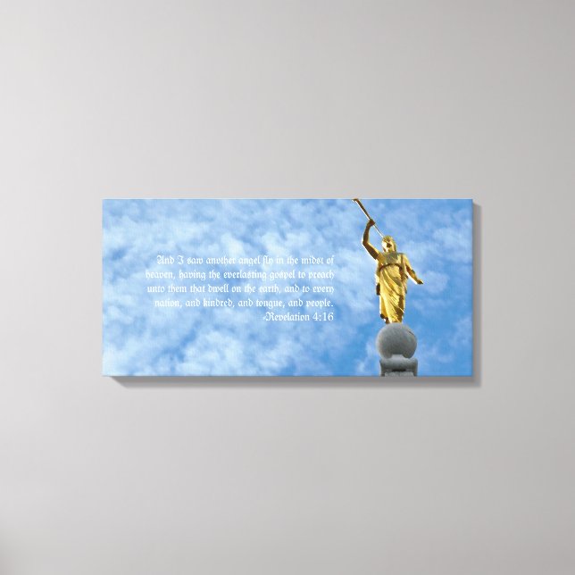 Toile Angel Moroni sur Salt Lake Temple (Recto)