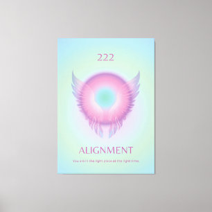 Toile Angel Numéro Aura Poster 222 Alignement