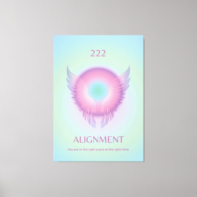 Toile Angel Numéro Aura Poster 222 Alignement (Recto)