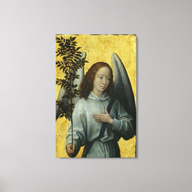 Toile Angel tenant une branche d'olivier (Recto)