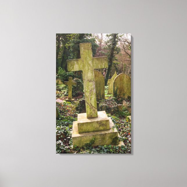 Toile Angleterre, Londres, cimetière de Highgate, lieu d (Recto)