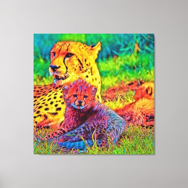 Toile AnimalColor_Cheetah_002 (Recto)