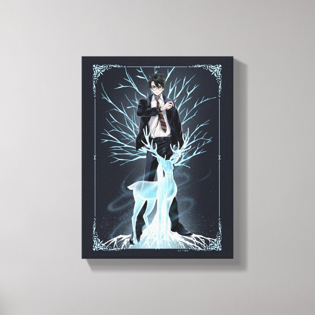 Toile Anime HARRY POTTER™ Stag Patronus (Recto)
