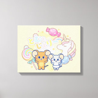 Toile Anime Magique Candyland avec Jerry et Tuffy