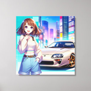 Toile Anime Toyota Supra