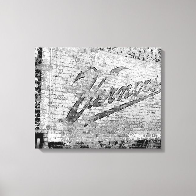 Toile Ann Arbor Michigan Vernors Old Brick Wall (Recto)