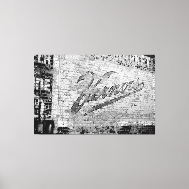 Toile Ann Arbor Michigan Vernors Old Brick Wall (Recto)