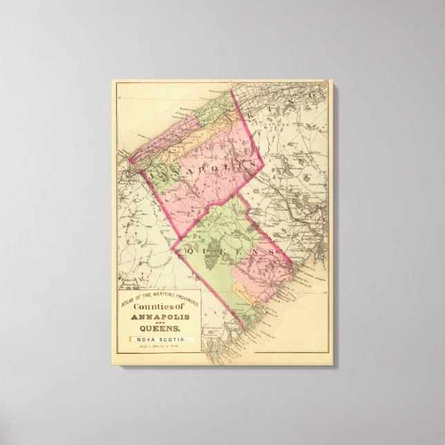 Toile Annapolis, comté du Queens, N.-É. (Recto)