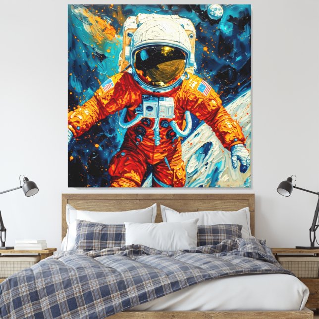 Toile Anneau autour de la Lune (Insitu(Chambre))