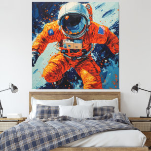 Toile Anneau autour de la Lune-12