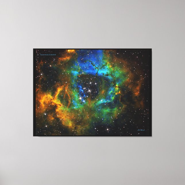 Toile Anneau de Dieu - Rosette Nebula - Canva distinguée (Recto)