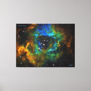Toile Anneau de Dieu - Rosette Nebula - Canva distinguée