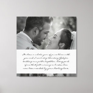 Toile Année du Mariage Bliss - Canvas