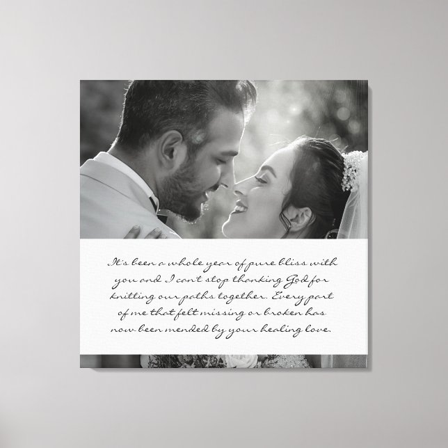 Toile Année du Mariage Bliss - Canvas (Recto)