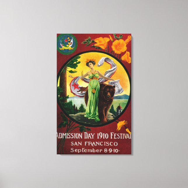 Toile Annonce du jour d'admission, Festival d'État 2 (Recto)