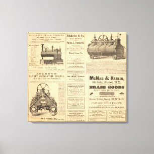 Toile Annonces de pétrole de New York