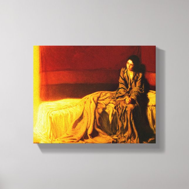 Toile Annonciation, 1898 par Henry Ossawa Tanner (Recto)