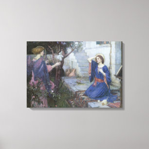 Toile Annonciation par JW Waterhouse, Victorian Fine Art
