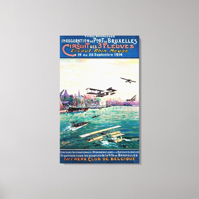 Toile Annulation de l'affiche promotionnelle du plan flo (Recto)
