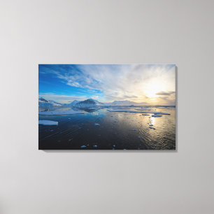 Toile Antarctique. A proximité de l'île d'Adélaïde. 