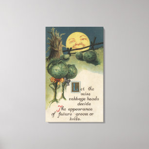 Toile Anthropomorphisme de Halloween GreetingCabbage