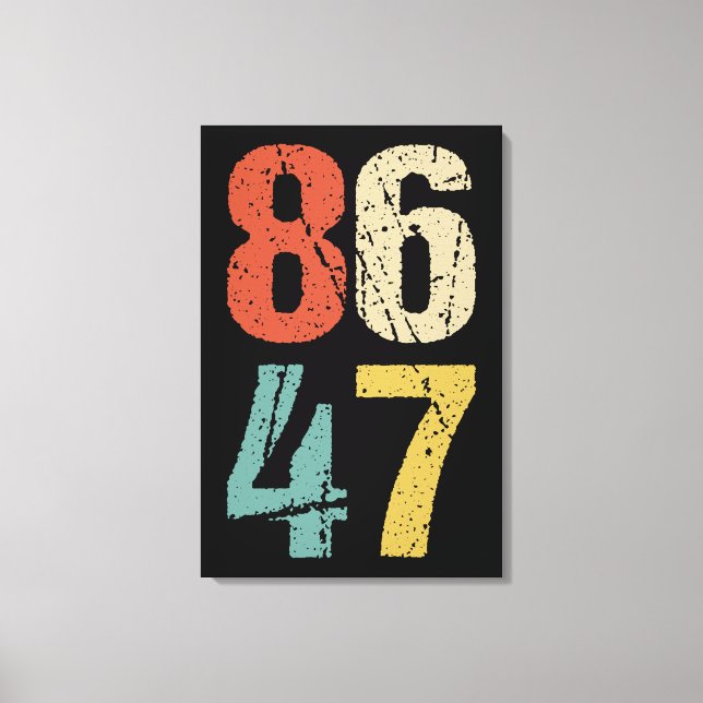 Toile Anti-Trump - 86 47 I (Recto)
