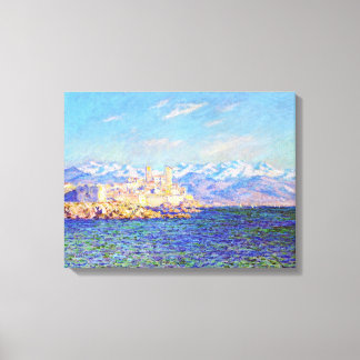 Toile Antibes, Effet après-midi, 1888 Claude Monet cool,