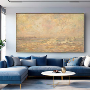 Toile Antique Romantique Pastel Côtier Paysage marin
