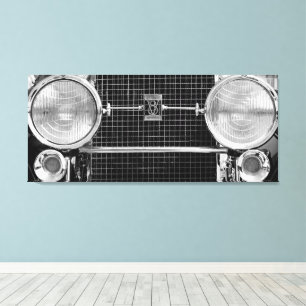 Toile Antique Vieux Timer Cadillac Headlights