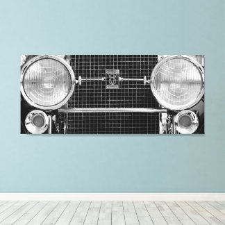 Toile Antique Vieux Timer Cadillac Headlights
