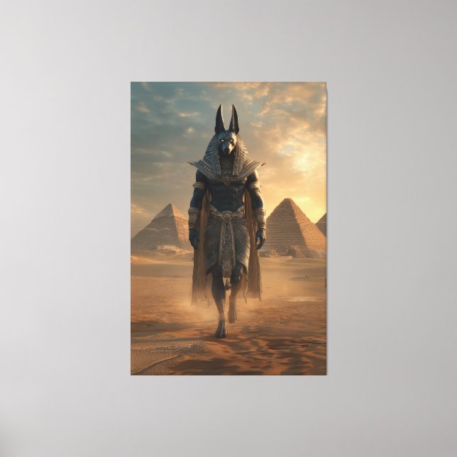 Toile Anubis Canvas – Egyptian Mythology Wall Art (Recto)