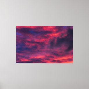 Toile août rouge