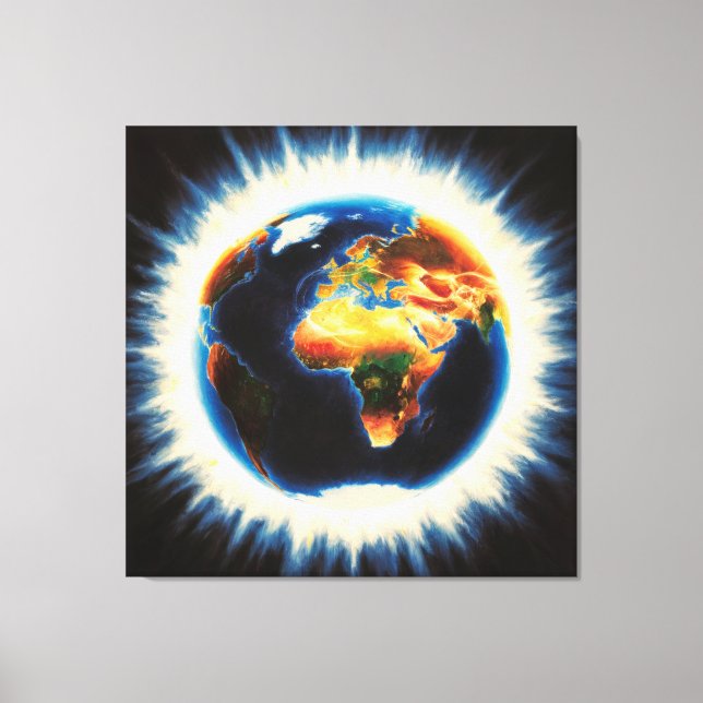 Toile *~* AP70 Light Earth World Cosmic Love (Recto)
