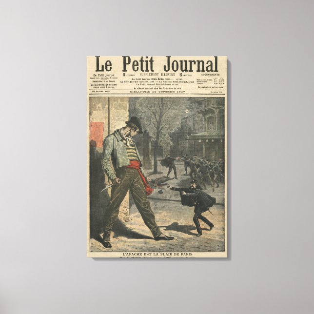 Toile Apache est une nuisance pour Paris (Recto)