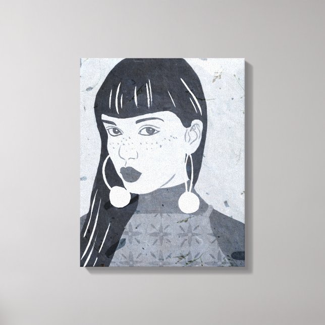 Toile Aperçu du portrait nocturne (Recto)