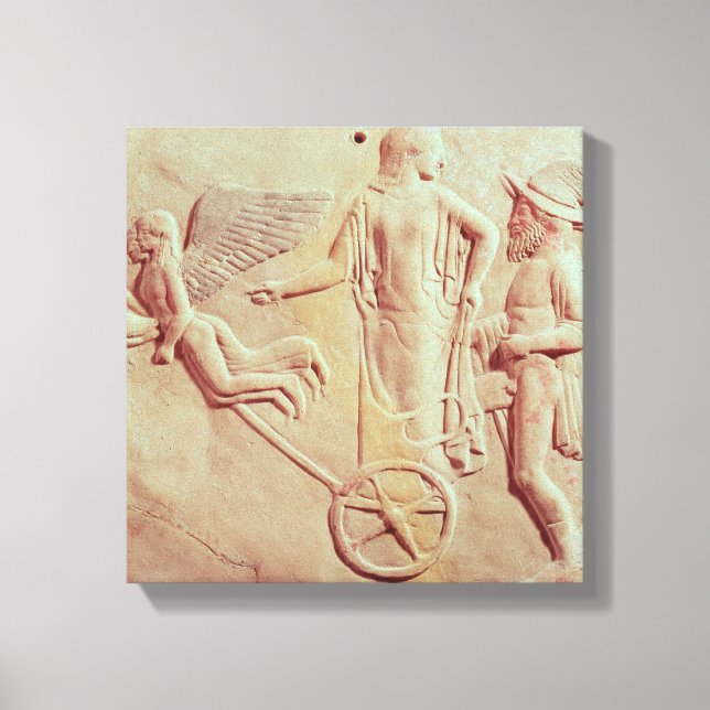 Toile Aphrodite et Hermes sur un char (Recto)