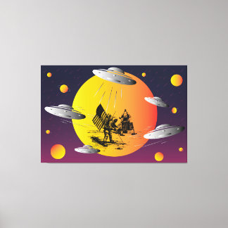 Toile Apollo 13 art coloré amusant pour les enfants