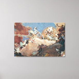 Toile Apollo dans son char de Sun conduisant Béatrice I