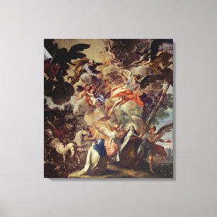 Toile Apparition de St Joseph vers St Theresa