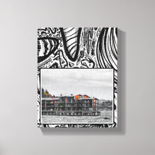 Toile Appartements au bord de l'eau Phrame Photographie