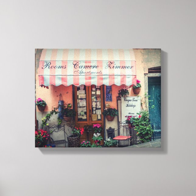 Toile Appartements en Italie 14" x 11", 1,5", Single (Recto)