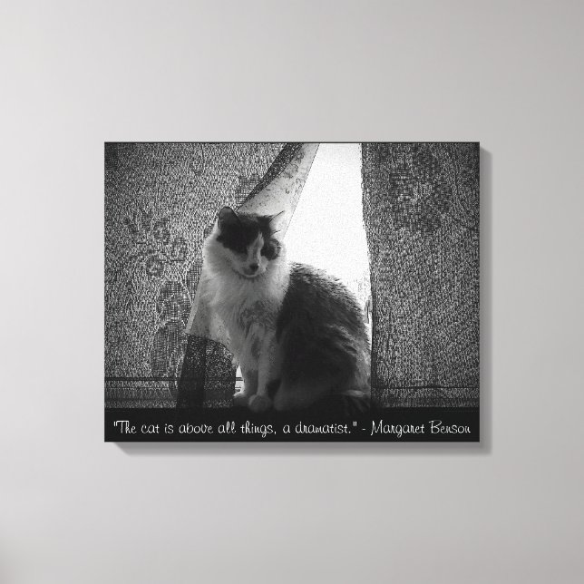 Toile Appel du rideau par djoneill avec citation de Marg (Recto)