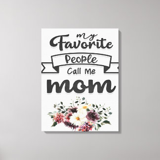 Toile Appelez-moi maman| Meilleur cadeau de maman