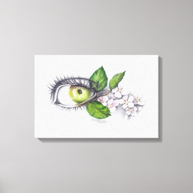 Toile Apple de mon oeil L'art du dessin surréaliste (Recto)