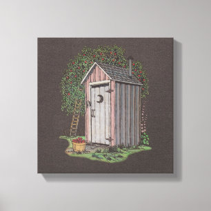 Toile Apple Orchard Outhouse
