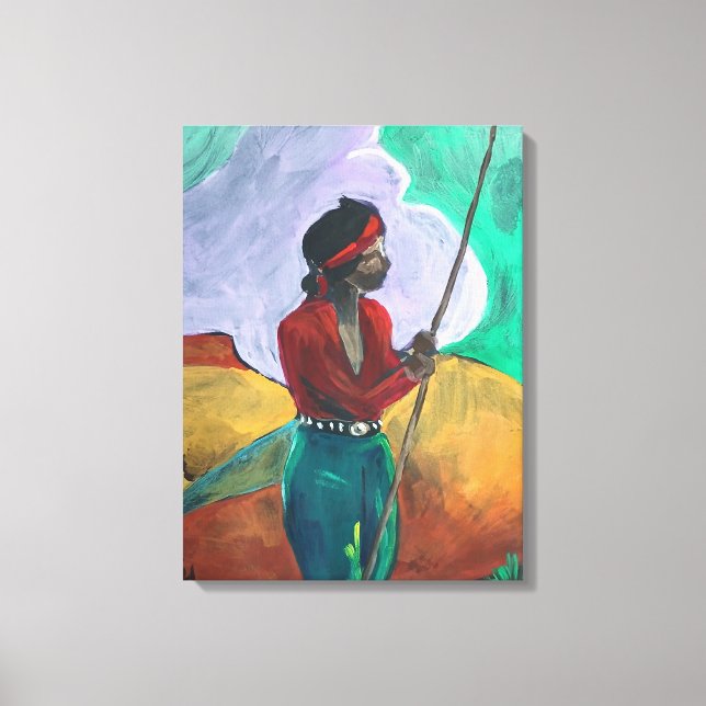 Toile Après Dessin - Le Petit Shepard (Recto)