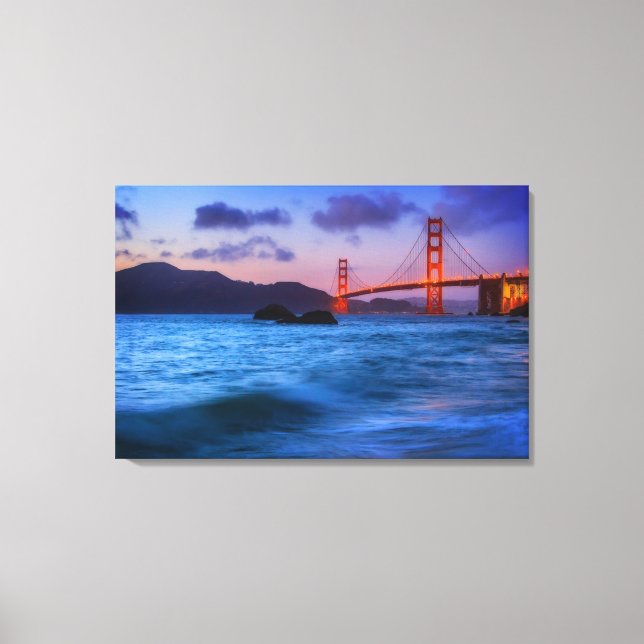 Toile Après le coucher du soleil à Baker Beach (Recto)