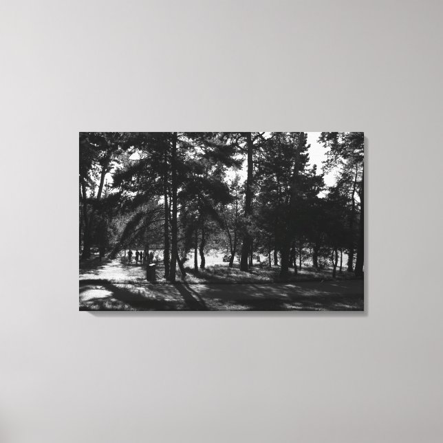 Toile Après-midi dans le parc (Recto)